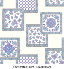 Hermoso diseño con adorno paisley,