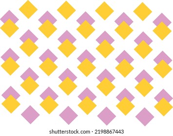 Schöner gemusterter Hintergrund für dekorative Plaid, Argyle-Stoff, Gingham-gelbe Lila.