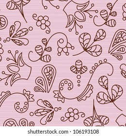 Beautiful patterns on a pink background