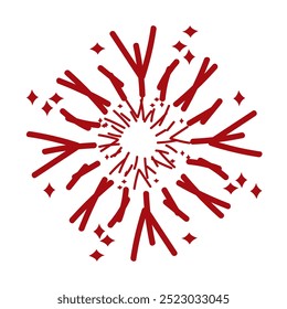 beautiful patterns vector design isolated in white background