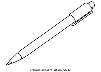 Uma bela arte vetorial de caneta em branco ilustração de fundo.