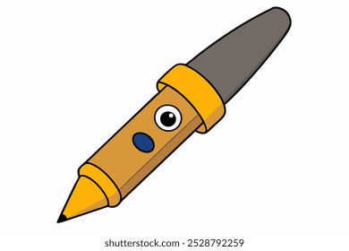 Uma bela arte vetorial de caneta em branco ilustração de fundo.