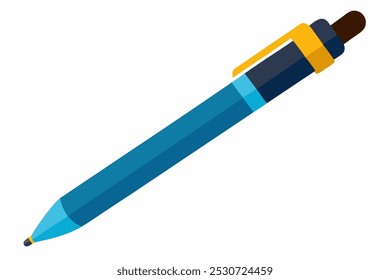 Ein schöner Stift, Vektorgrafik auf weißem Hintergrund.