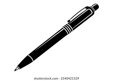 Ein schöner Stift, Vektorgrafik auf weißem Hintergrund.