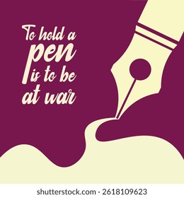 BEAUTIFUL PEN WRITING COVER, POSTER, BACKGROUND, WALLPAPER, NEW DESIGN