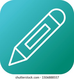 Beautiful Pencil vector line icon
