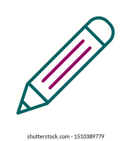 Beautiful Pencil vector line icon