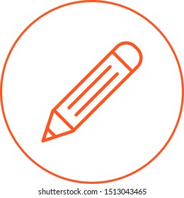 Beautiful Pencil vector line icon