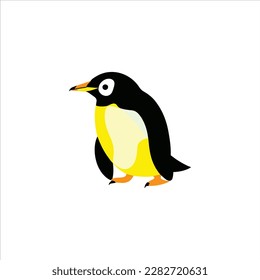 Una hermosa obra de arte vectorial pingüino.