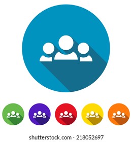 Beautiful People Web Icon Stock Vector (Royalty Free) 218052697 ...