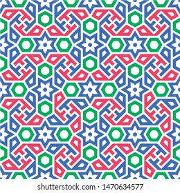 Beautiful perfect Islamic Pattern Vector Background Islamic Architectural Pattern tile background illustration Design