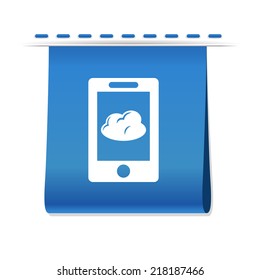 Beautiful Phone Cloud web icon