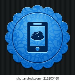 Beautiful Phone Cloud web icon