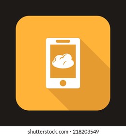 Beautiful Phone Cloud web icon