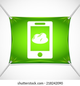 Beautiful Phone Cloud web icon
