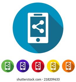 Beautiful Phone Share web icon