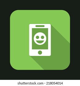 Beautiful Phone Smile web icon