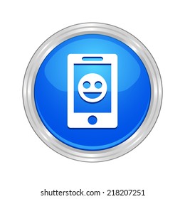 Beautiful Phone Smile web icon