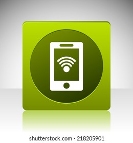 Beautiful Phone Wireless Network web icon