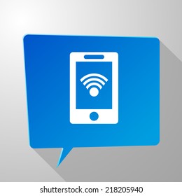 Beautiful Phone Wireless Network web icon