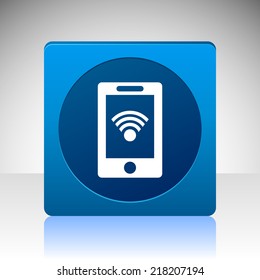 Beautiful Phone Wireless Network web icon