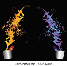 beautiful picture of a abstract vector art