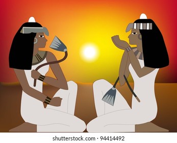 beautiful pictures of the Ancient World (Ancient mythological vector image)