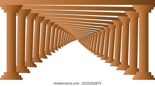 beautiful pillar abstract background for image editing