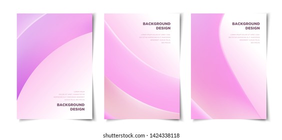 beautiful pink 3d abstract layout background, book, cover, poster, wallpaper design template