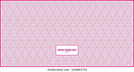 hermoso patrón trigonal abstracto rosa