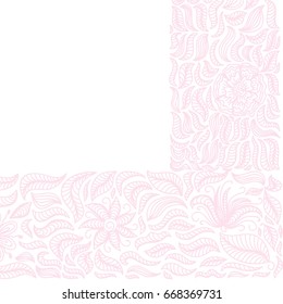 Beautiful pink background. Vector illustration.