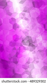beautiful pink color geometry background. vector illustration. polygonal pattern. design for banner, presentation, wallpaper.