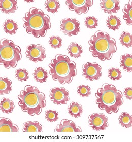 Beautiful pink flower background, eps 10, vector
