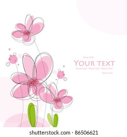 beautiful pink flowers