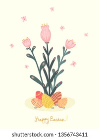 Cute Handdrawn Illustration Potted Plant Isolated Stock Illustration ...