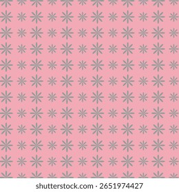 Hermoso Vector de flores rosa y gris sin patrón. La textura sin fin se puede utilizar para el Fondo de pantalla, rellenos del patrón, fondo de la página del Web, texturas superficiales.
