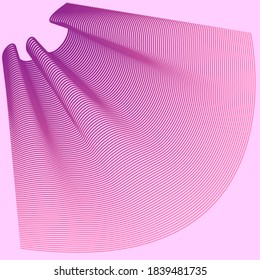 
beautiful pink lines for design solutions