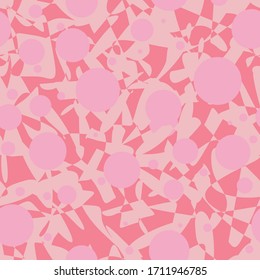 Beautiful pink seamless abstract pattern.