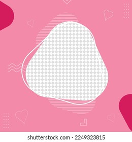 Beautiful Pink Style Social Media Post design