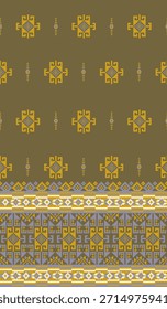 lindo pixel tribal padrão inspirado por cada tecido de pixel nativo como wayuu afro nativo americano sudeste asiático tradicional têxtil tailandês padrão de seda aborígine australiano e colombiano