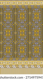 hermoso patrón tribal de píxeles inspirado en cada tejido de píxeles nativo como wayuu nativo africano americano sureste asiático textil tradicional patrón de seda tailandés Aborigen australiano y tela colombiana