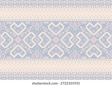 hermoso patrón tribal de píxeles inspirado en cada tejido de píxeles nativo como wayuu nativo africano americano sureste asiático textil tradicional patrón de seda tailandés Aborigen australiano y tela colombiana