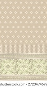schönes Pixel-Stammesmuster inspiriert von jedem nativen Pixel-Stoff wie wayuu afrikanisch nativ amerikanisch südostasiatisch traditionelles Textil Thai Seide Muster Aborigine australischen und kolumbianischen Stoff