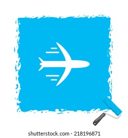 Beautiful Plane web icon