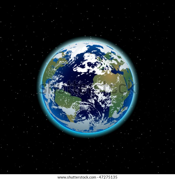美しい地球 のベクター画像素材 ロイヤリティフリー