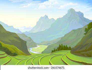valley landform