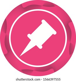 Beautiful Pointer Glyph Vector Icon