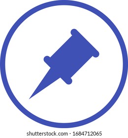Beautiful Pointer Glyph Vector Icon