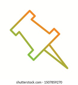 Beautiful Pointer vector line icon