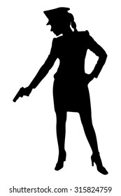 beautiful policewoman
